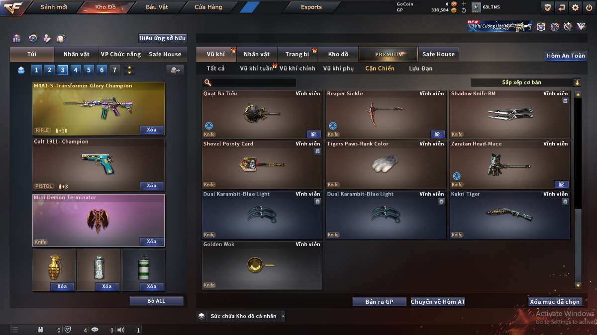 shop acc cf uy tin gia re